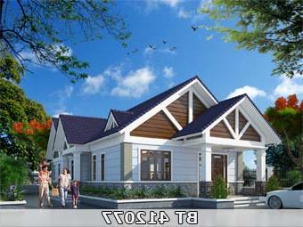 Thiết kế nhà 1 tầng 180m2 BT412077