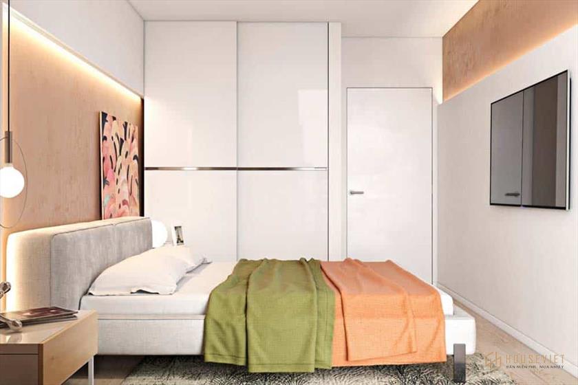 Phòng ngủ Master đơn giản nhưng sang trọng