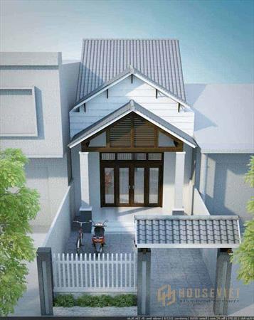 Mẫu thiết kế nhà ống mái thái thanh lịch