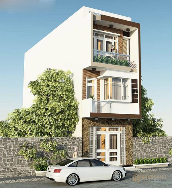 Mẫu nhà đẹp 3 tầng 4x16m