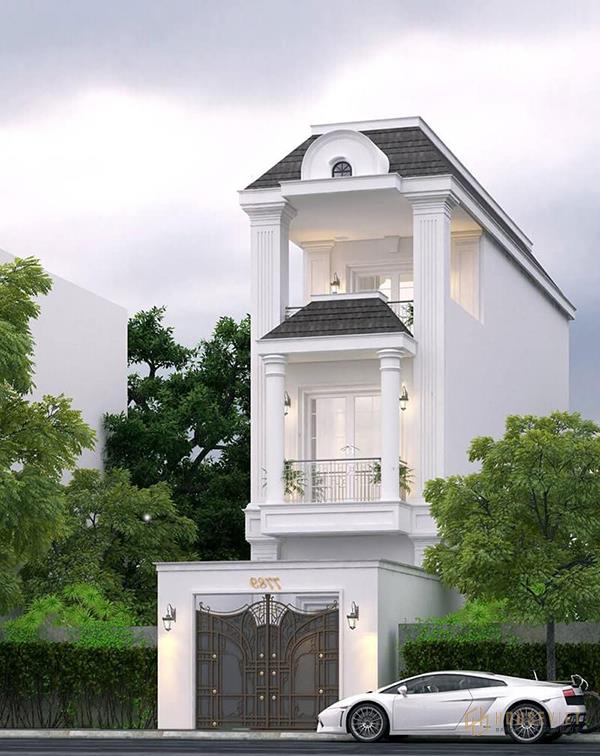 Mẫu nhà đẹp 3 tầng 4x16m