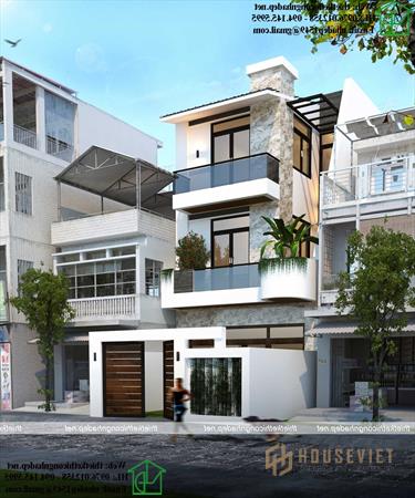 Nhà phố mặt tiền 5m 3 tầng NDNP3T47