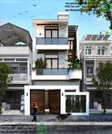 Mặt tiền nhà phố 3 tầng 5m ấn tượng tại Hưng Yên NDNP3T47