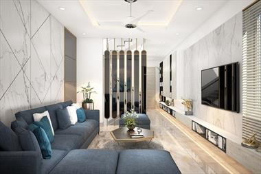 Khi thiết kế phòng khách nhà ống 5m cần lưu ý những gì?