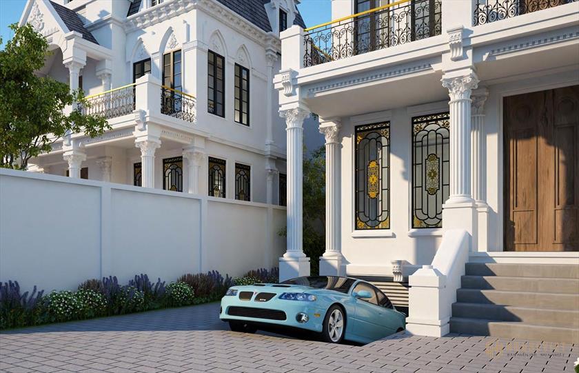 thiết kế biệt thự 9x18m