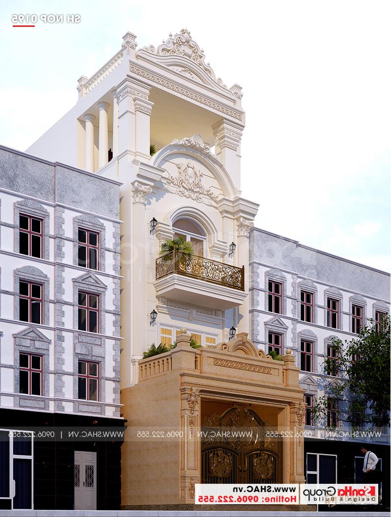 Mẫu thiết kế nhà ống cổ điển mặt tiền đẹp hội tụ tinh hoa kiến ​​trúc 