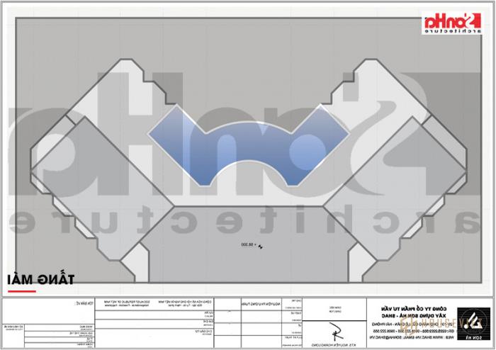 Bản vẽ bố trí mặt bằng công năng của khách sạn tân cổ điển 12 tầng tại Quảng Ninh 