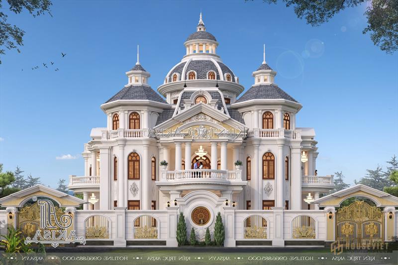 Mẫu biệt thự lâu đài 3 tầng tân cổ điển Châu Âu (TGĐ: Mr. Phú - Ninh Bình) BT32432