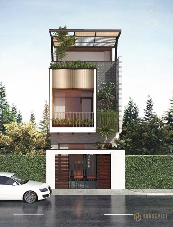 mẫu nhà đẹp 3 tầng 5x12m