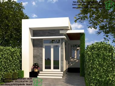 Những mẫu nhà cấp 4 mái bằng đẹp hiện đại năm 2020