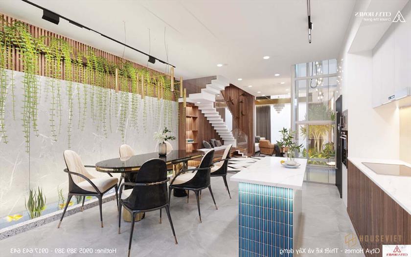 Khu Bếp Ăn Liên Thông Với Phòng Khách Tạo Không Gian Rộng Rãi, Sáng sủa