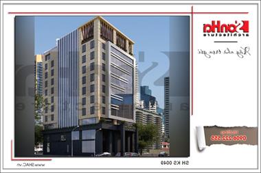 Thiết kế khách sạn Hải An 3 sao hiện đại - SH KS 0049