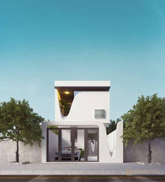 Mẫu thiết kế nhà ống 2 tầng 5x20 kiến ​​trúc độc đáo