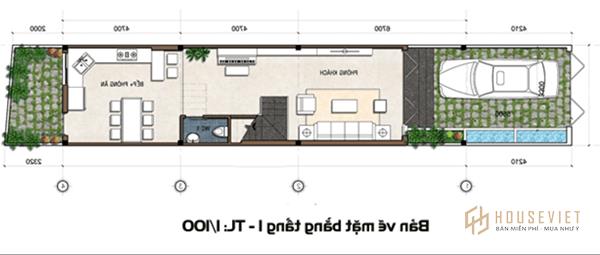 Hoàn thiện bản vẽ thiết kế nhà 2 tầng