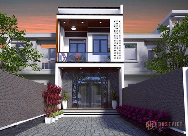 Mẫu thiết kế nhà 2 tầng 3x10m