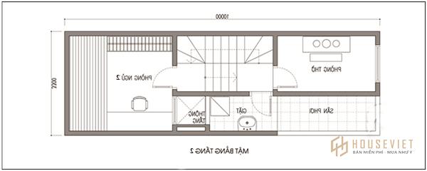 Hoàn thiện bản vẽ thiết kế nhà 2 tầng