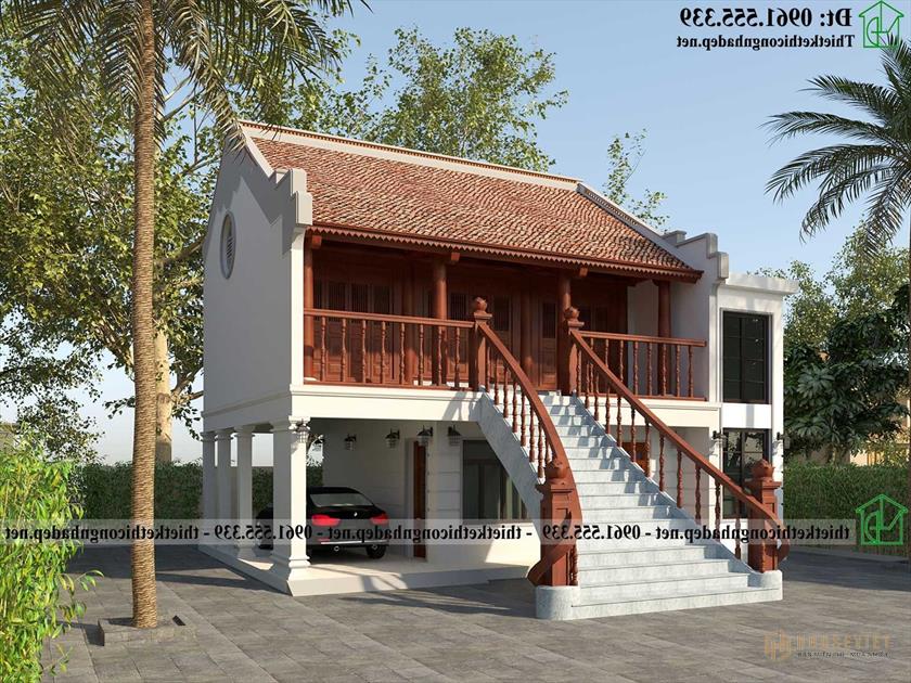 Thiet-ke-nha-tho-ho-2-tang-bang-go-dep-ndnth25