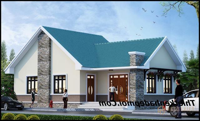 Mẫu nhà cấp 4 kiểu mỹ đẹp nhất năm 2020