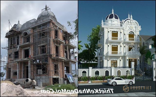 Thiết kế biệt thự 4 tầng đẹp 2019