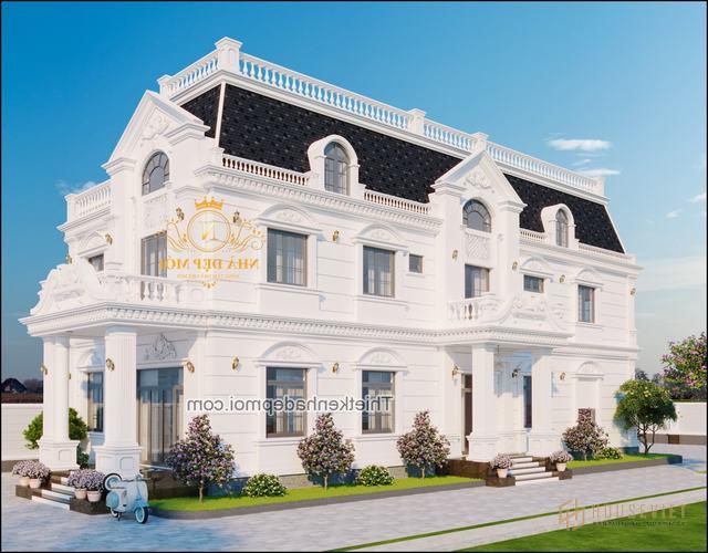 mau nha tan co dien 2 tang dep 