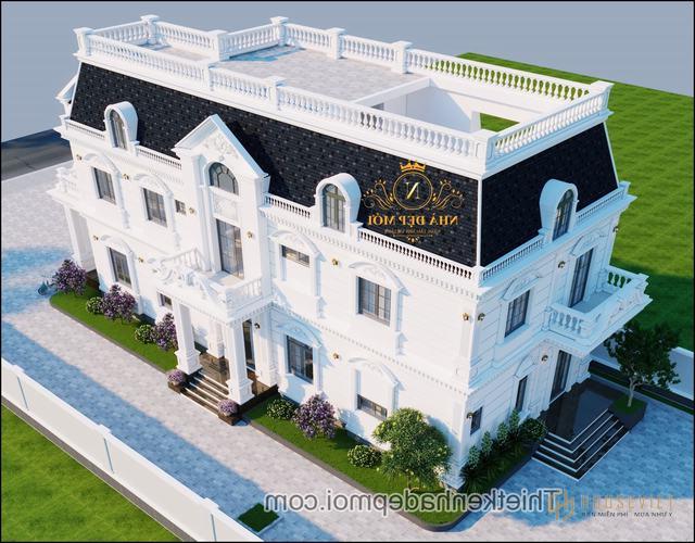 biệt thự pháp 2.5 tầng đẹp 10x20