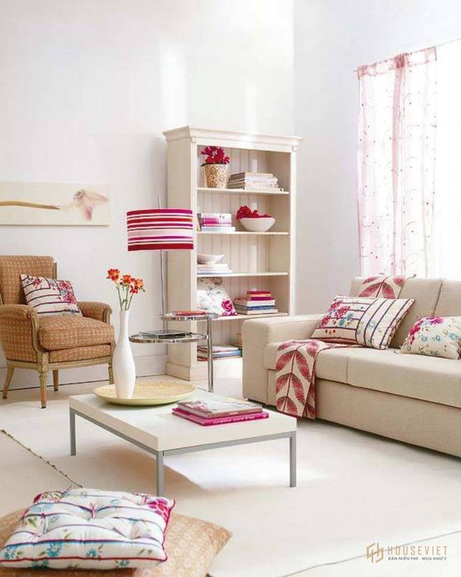 Không gian thoáng giúp phòng khách rộng rãi hơn