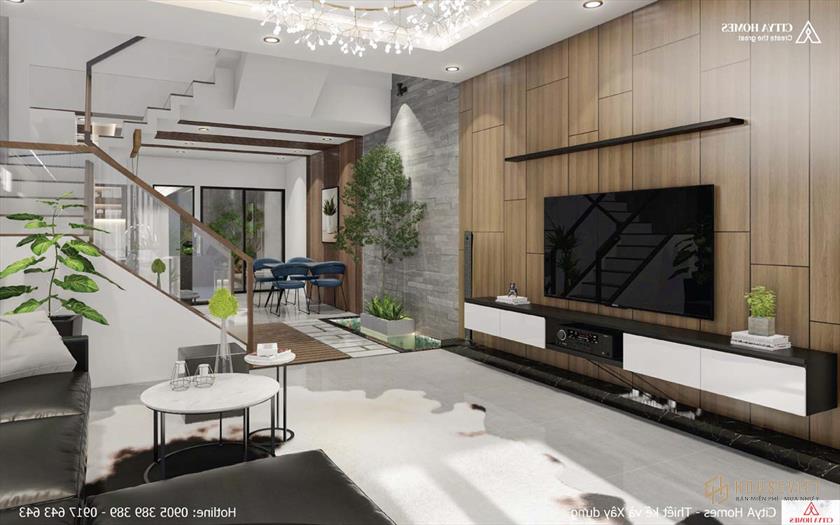 TV Treo thẳng lên tường để tiết kiệm không gian