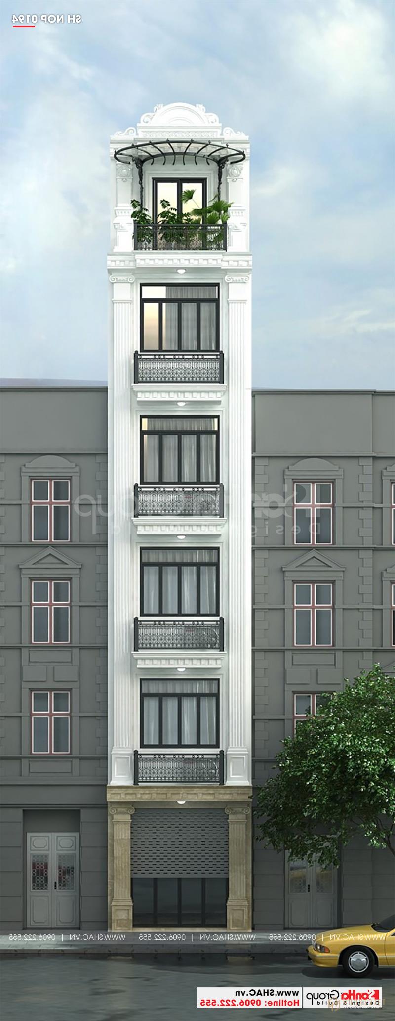 Kiến trúc nhà ống tân cổ điển 3,6x17m dễ dàng chinh phục mọi ánh nhìn 