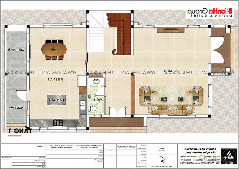 Mặt bằng công năng 1