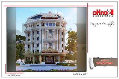 Bản vẽ thiết kế khách sạn 3 sao kiến trúc cổ điển tại Vũng Tàu - SH KS 0048