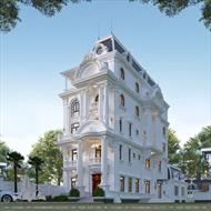 Mẫu nhà biệt thự tân cổ điển 5 tầng đẹp tinh tế (CĐT: bà Phúc - Bắc Ninh) BT52601