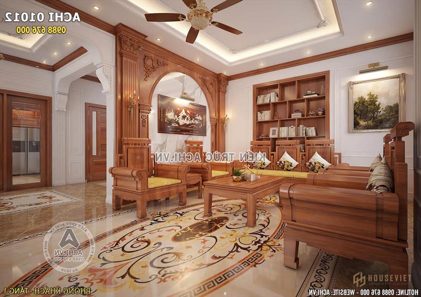 Một góc nhìn của không gian phòng khách đẳng cấp