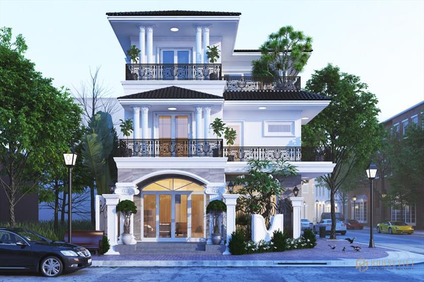 Ngôi nhà sang trọng được thiết kế theo phong cách tân cổ điển