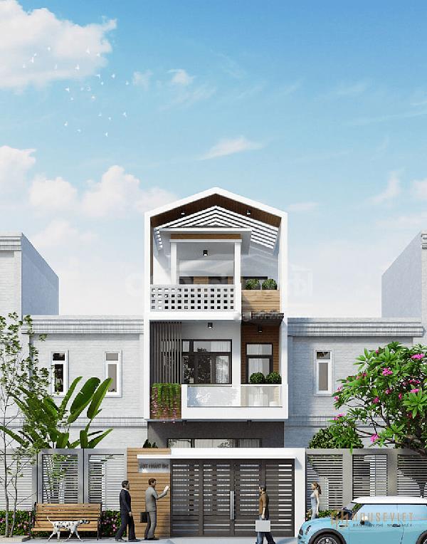 Mẫu nhà 3 tầng mặt tiền 7m