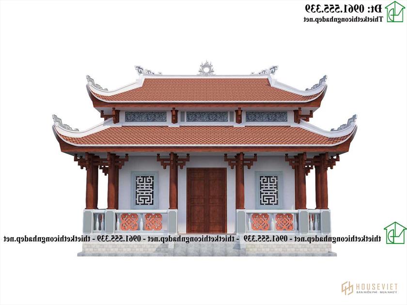 Lăng thờ bằng bê tông cốt thép NDNTH26