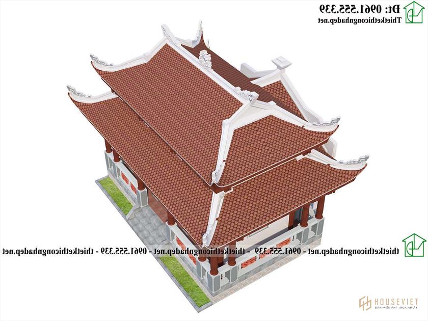 Phối cảnh tổng thể của lăng thờ NDNTH26