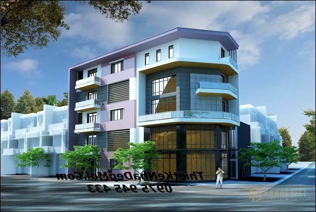 Thiết kế nhà ở kết hợp văn phòng