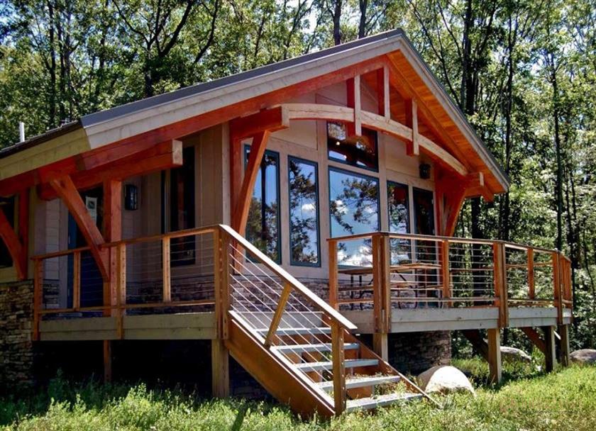 Nhà lắp ghép cấp 4 bằng vật liệu gỗ