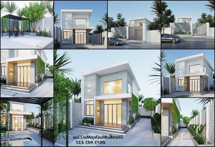 Mẫu nhà cấp 4 có gác lửng đẹp 6x16m
