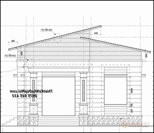 kiến trúc nhà hiện đại 1 tầng