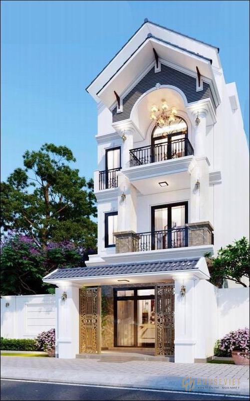 nhà đẹp 5x20 3 tầng 4 phòng ngủ