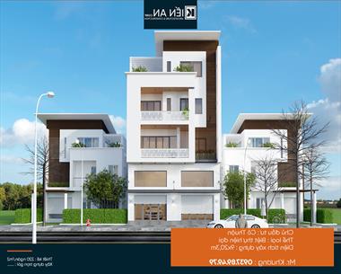 Mẫu nhà phố hiện đại mặt tiền 9m - Cổ Thuận, Long An