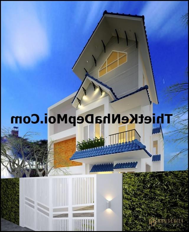 Nhà 3d canh phượng 3 đẳng mai thái 5x14