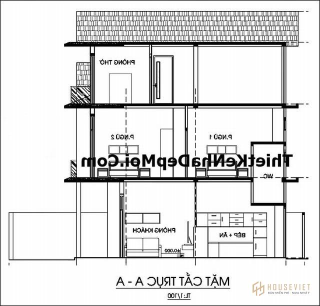 Đi ngủ sớm nhé, mai 3 tang 5x14m đẹp