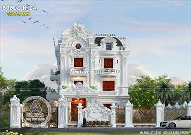 Mẫu biệt thự 3 tầng tân cổ điển đẹp tại Bắc Ninh - Mã số: ACHI 31608