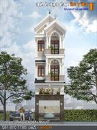 Mẫu nhà phố mặt tiền 4m |  Mẫu thiết kế nhà phố 3 tầng 10 phòng ngủ