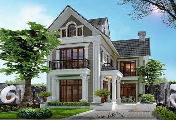 Mẫu Thiết Kế Nhà Vườn 2 Tầng Hình L4 Phòng Ngủ Đẹp