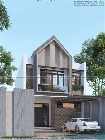 Mẫu nhà 2 tầng hiện đại NDNP2T26