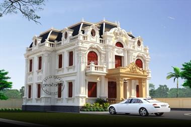 Top những mẫu biệt thự tân cổ điển 2 tầng đẹp "ngất ngây"