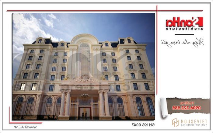 Thiết kế khách sạn 4 sao kiến trúc cổ điển tại Phú Quốc (Kiên Giang) - SH KS 0047 20 Thiết kế kiến trúc khách sạn 4 sao phong cách cổ điển sang trọng tại Phú Quốc